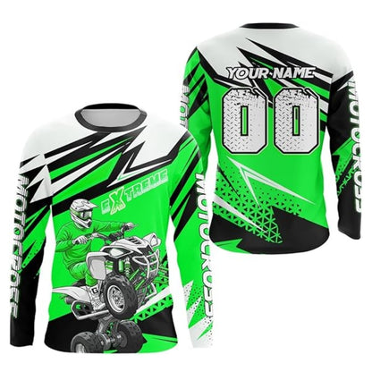 Custom ATV Motocross Long Sleeve Men's Jersey, Custom ATV Shirts MZ0047