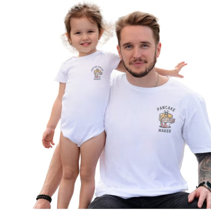 Assistance Pancake Pancake Maker Matching Dad With Daughter T Shirt, Pancake Matching Family Shirts For Father Day ET0920