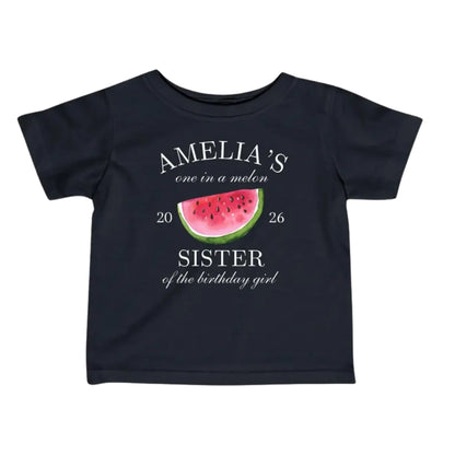 One In A Melon Custom Matching 1st Birthday Family T Shirts, Custom Watermelon First Birthday Family Shirts ET0480