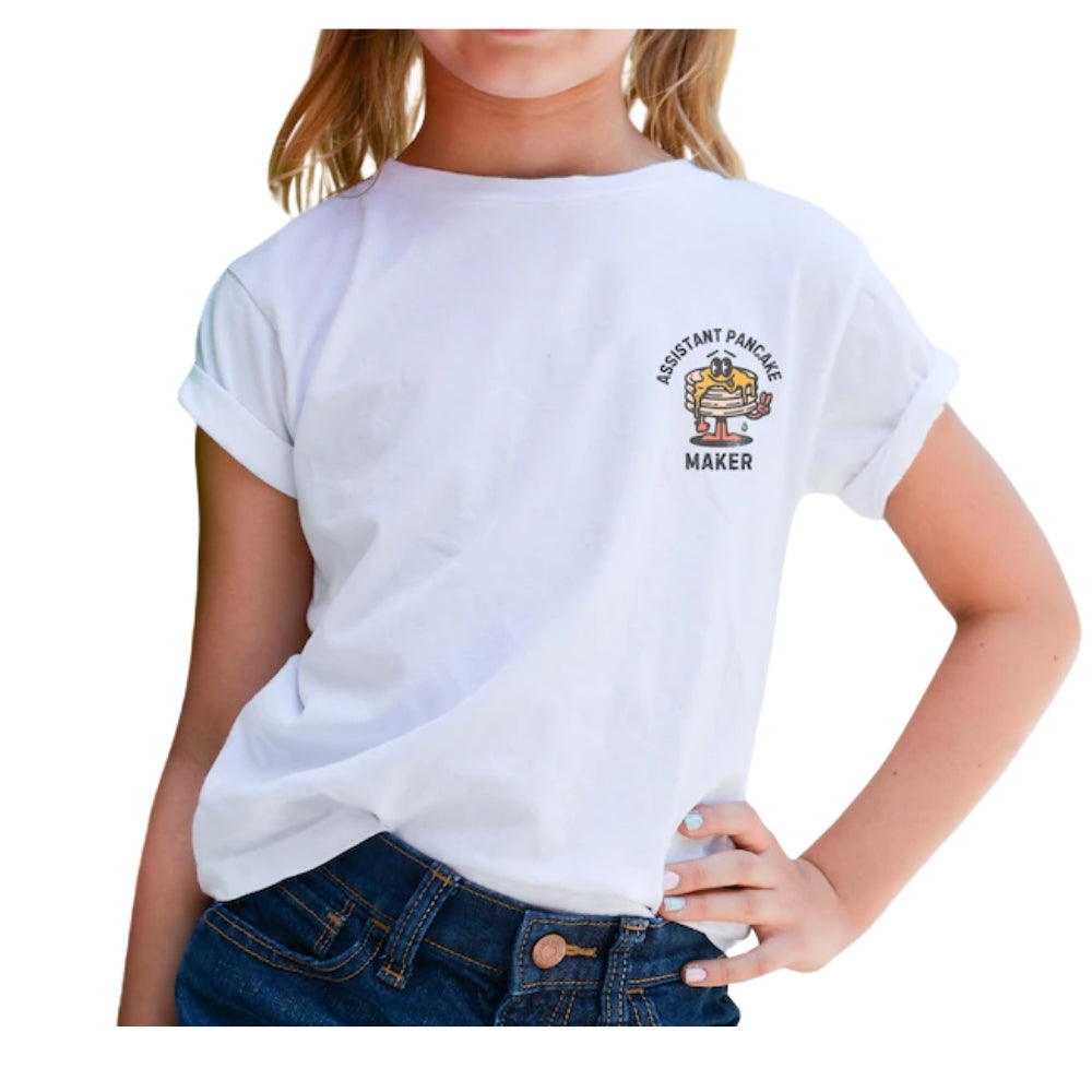 Assistance Pancake Pancake Maker Matching Dad With Daughter T Shirt, Pancake Matching Family Shirts For Father Day ET0920