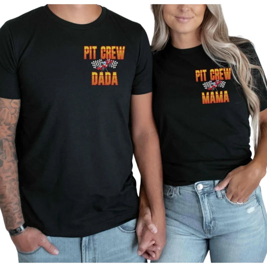 Fast One Pit Crew Matching 1st Birthday T Shirts Family, Race Car Matching Family Shirts For First Birthday ET0332