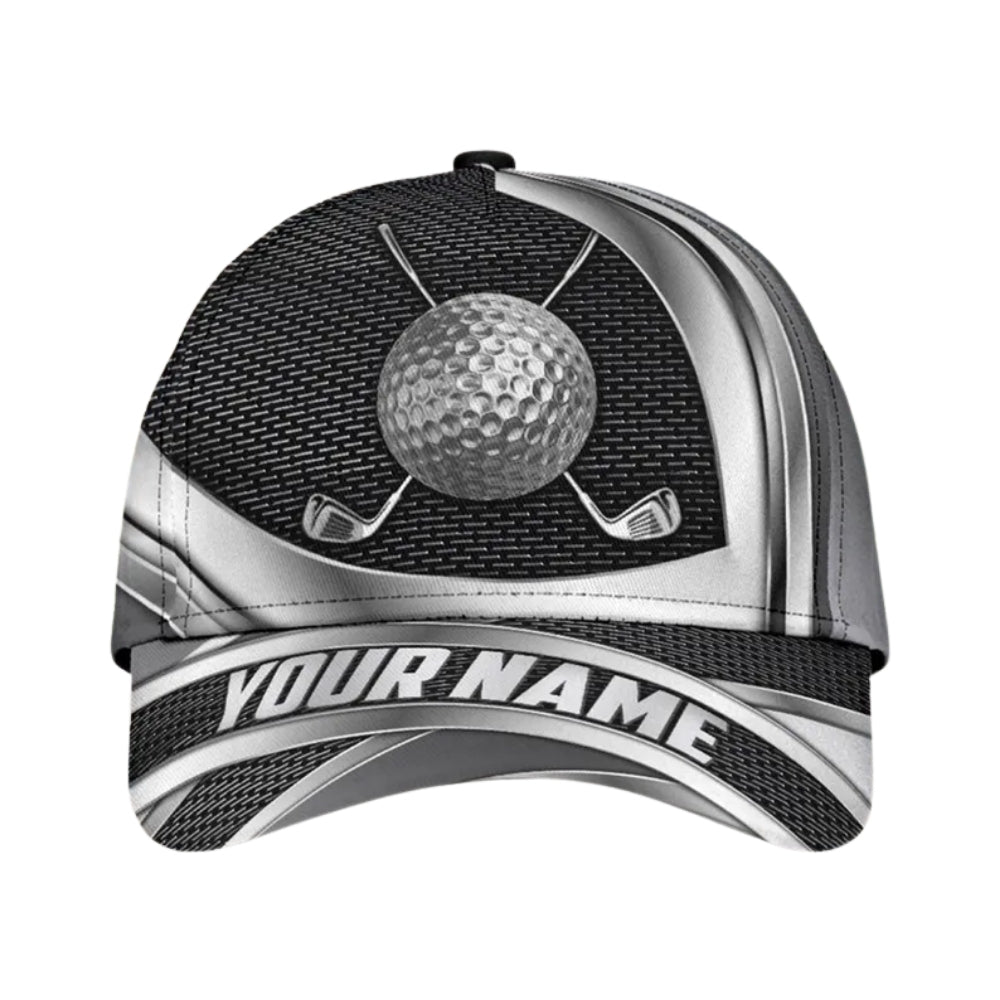 Custom Name Golf 3D Baseball Cap, Custom Golf Caps Hats CP0162