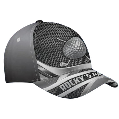 Custom Name Golf 3D Baseball Cap, Custom Golf Caps Hats CP0162