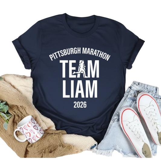 Personalized Racing Team Matching Family T Shirts, Custom Marathon Family Support Shirts ET0605