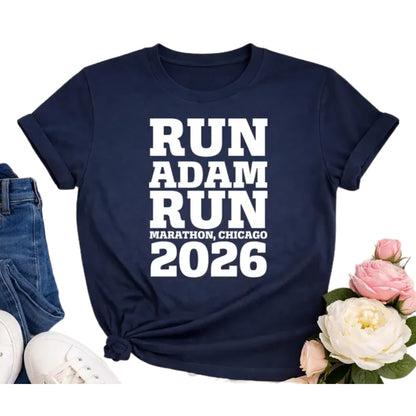 Custom Marathon Support Crew Matching Family Shirts, Custom Race Day Shirts For Family ET0606