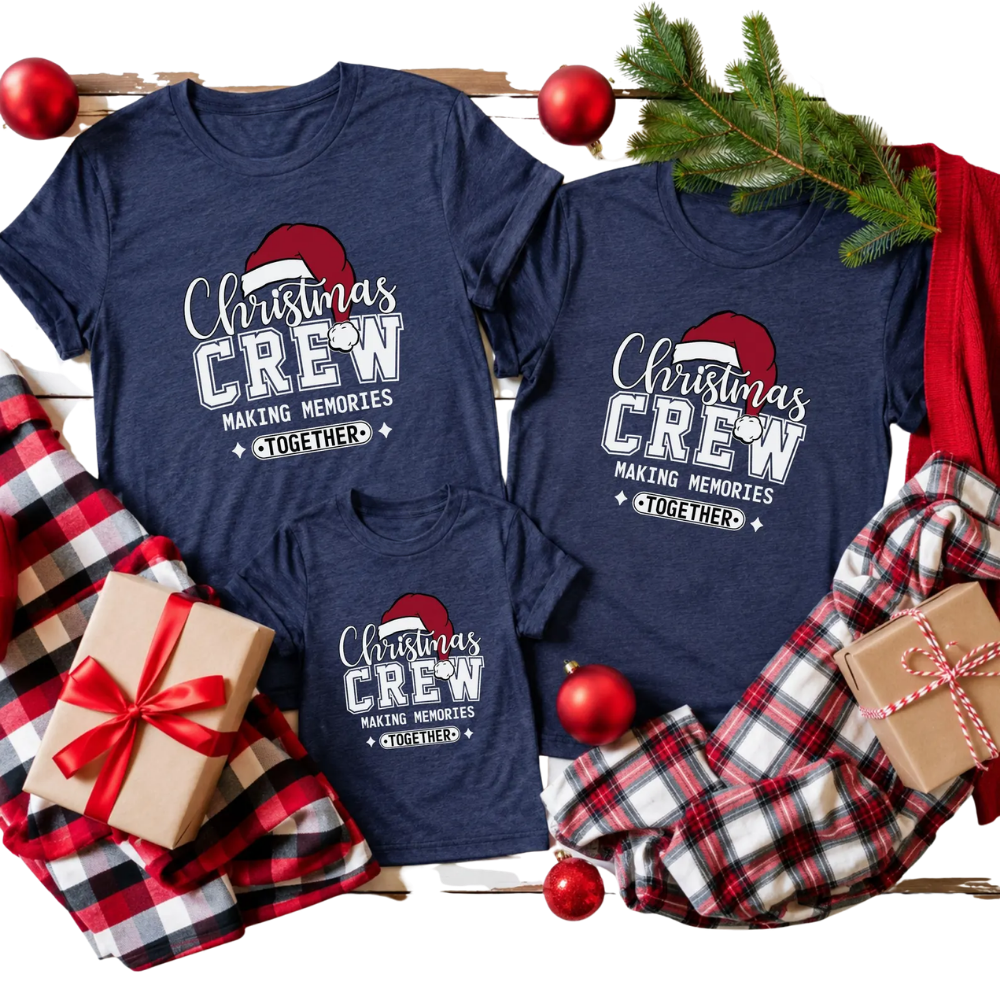 Christmas Crew Making Memories Together Matching Family Sweatshirt, Christmas Family Sweatshirts ET1286