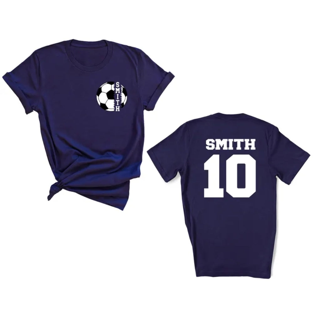 Custom Soccer Family Matching T Shirts, Custom Soccer Family Shirts ET0507