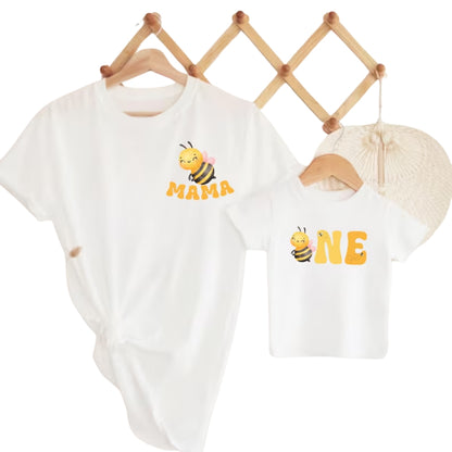 Custom Bee First Birthday Family Matching T Shirts, Custom Family Matching 1st Birthday Shirts ET0067