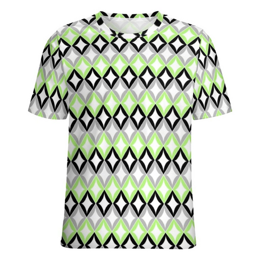 Gay Agenda Shirt, Agender Diamonds Lgbtq Short Sleeve Shirt Women Plus Size Blouse Tunics Tops LO0909