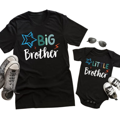 Big Brother Big Sister Pregnancy Announcement Matching Family T Shirts For Siblings, Baby Reveal Family Matching Shirts ET0206