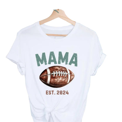 Custom Football First Birthday Matching Family T Shirts, Personalized 1st Birthday Football Family Shirts ET0333