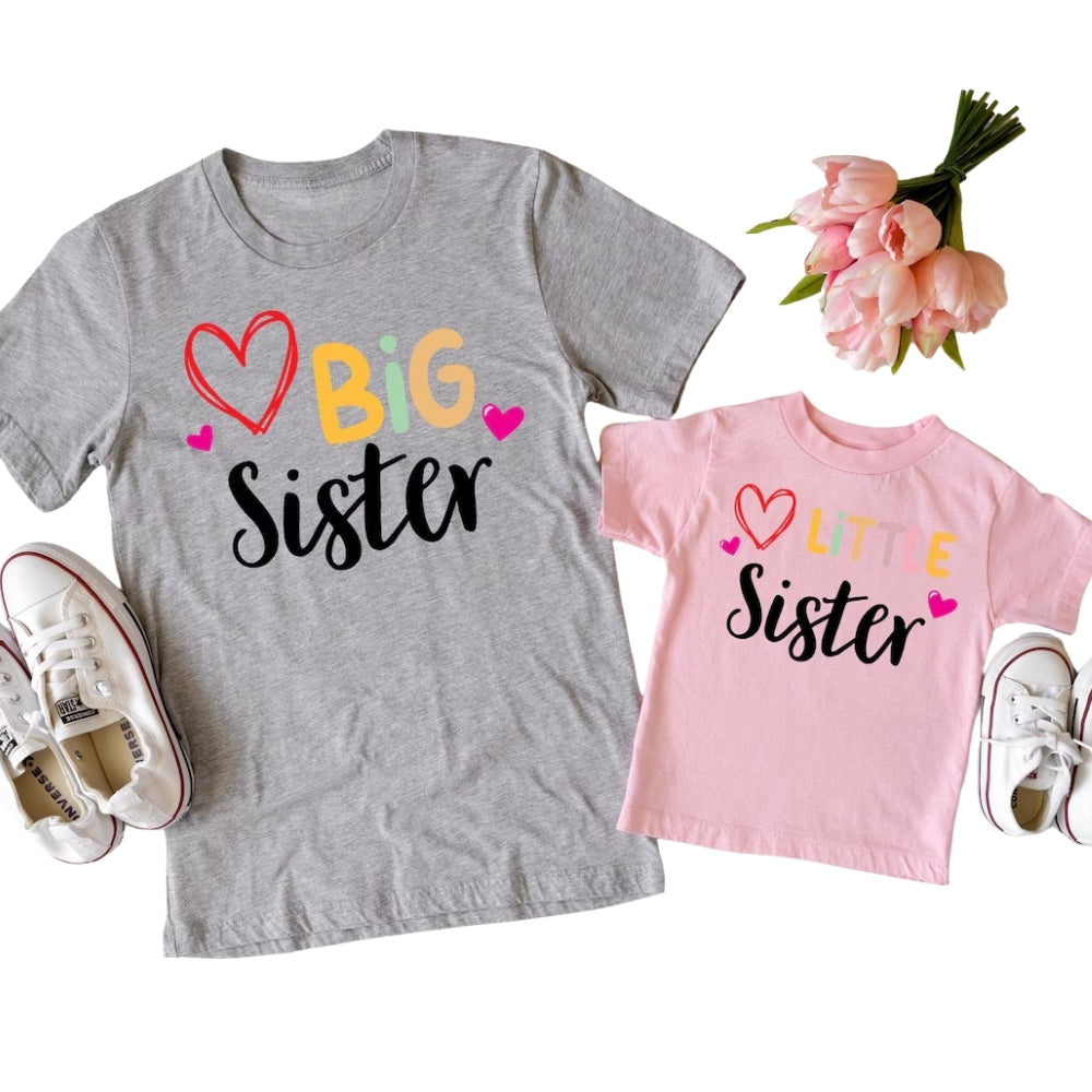 Big Brother Big Sister Pregnancy Announcement Matching Family T Shirts For Siblings, Baby Reveal Family Matching Shirts ET0206