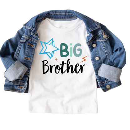 Big Brother Big Sister Pregnancy Announcement Matching Family T Shirts For Siblings, Baby Reveal Family Matching Shirts ET0206