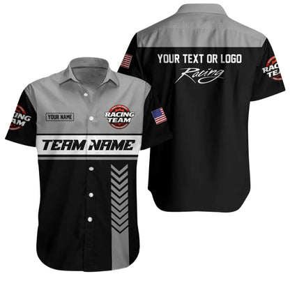 Custom Racing Team Mechanic Hawaiian Shirt, Personalized Mechanic Uniform Shirts HE0107