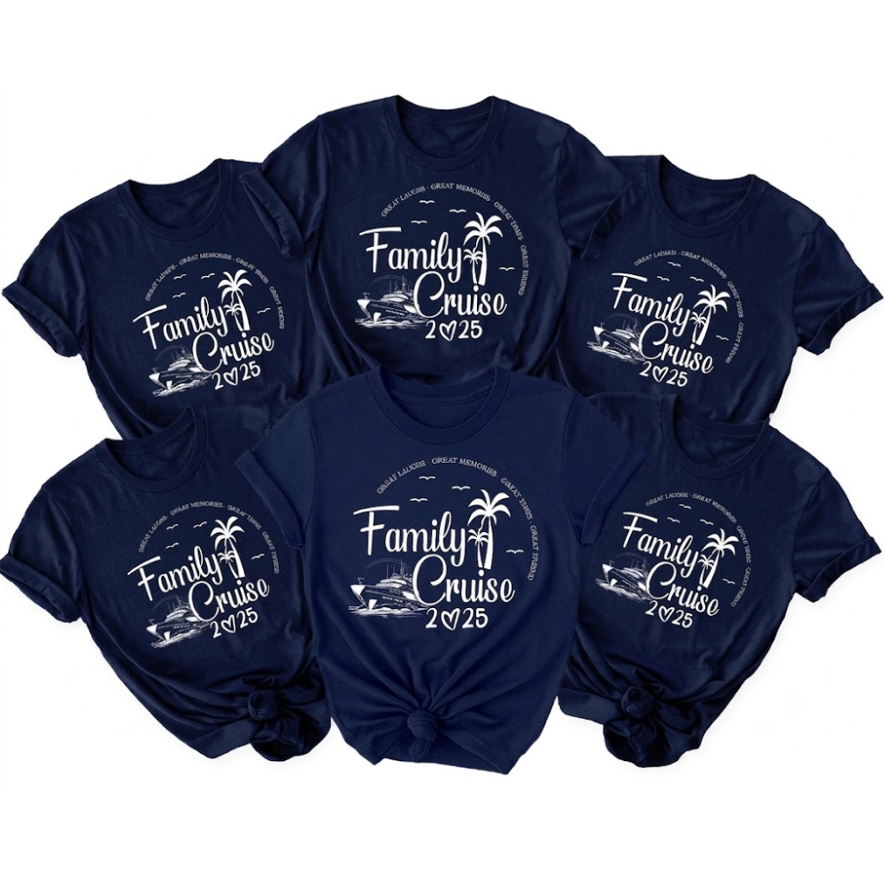Personalized Family Cruise Matching T Shirt, Custom Cruise Vaation Family Shirts ET1240