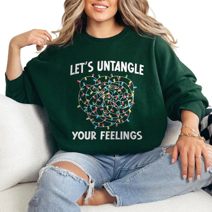 Let's Untangle Your Feelings Sweatshirt, School Psychologist Sweatshirt 2D0541