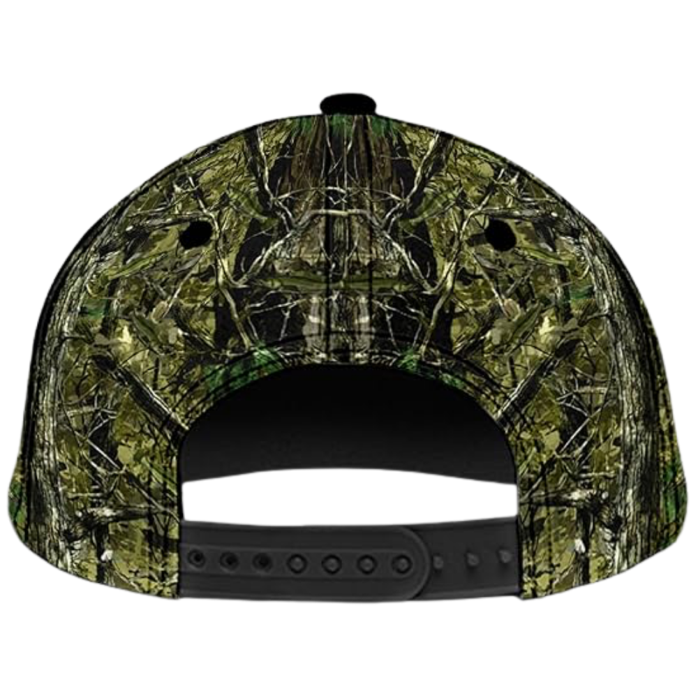 Custom Camo Fishing Baseball Cap, Custom Fishing Lovers Caps Hats CP0528
