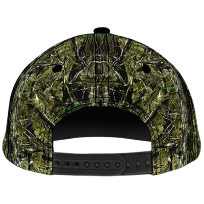 Custom Camo Fishing Baseball Cap, Custom Fishing Lovers Caps Hats CP0528