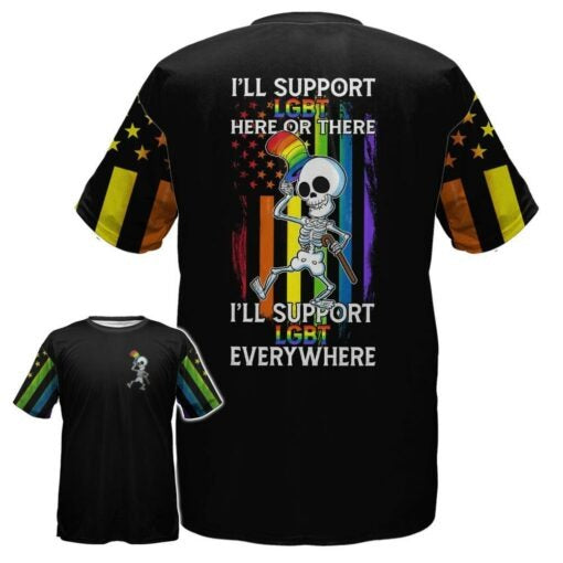LGBT In A World Where You Can Be Anything Be Kind 3D All Over Printed Shirt For Lgbt Community LO0933