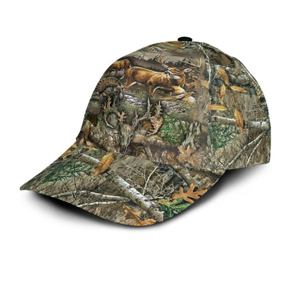 Lasfour 3D All Over Print Baseball Cap Deer Hunting Classic Cap CA0472