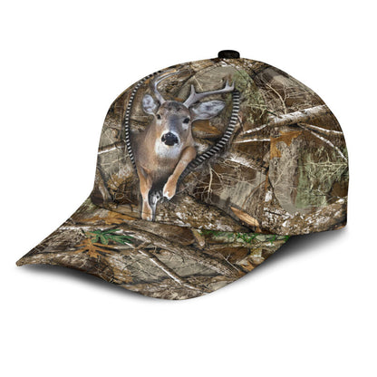 Lasfour 3D All Over Print Baseball Cap Deer Hunting Classic Cap CA0471