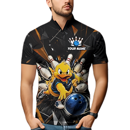 Custom Duck Bowling Jersey For Men, Custom Duck Bowling Team Shirt BZ0888
