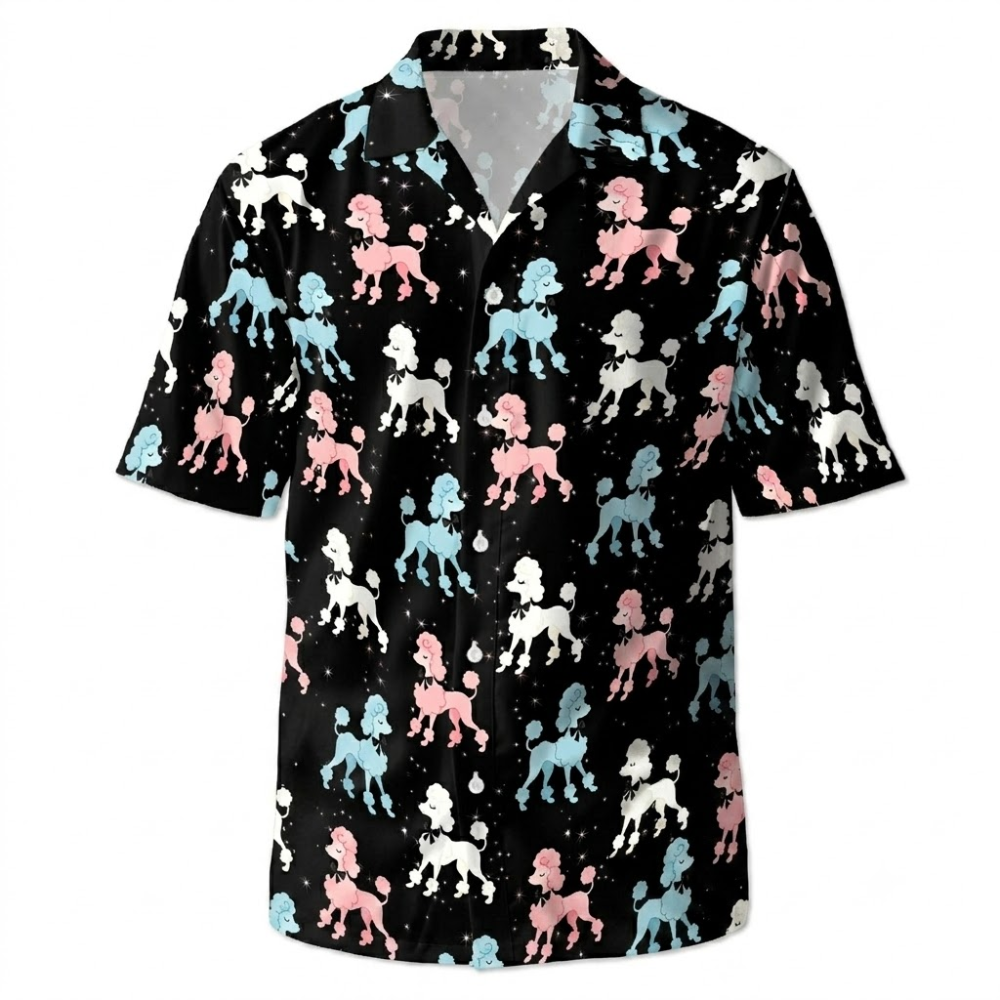 Poodle Dog Hawaiian Shirt For Men Women, Poodle Hawaiian Shirt For Dog Lover HE0751