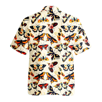Butterflies Vintage Hawaiian Shirt For Men Women, Butterfly Hawaiian Shirt HE0576