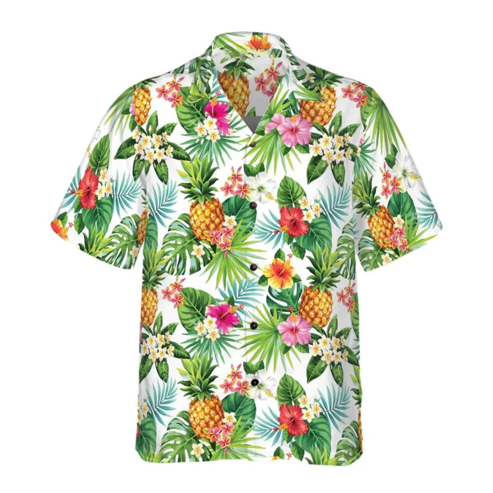 Pineapple Tropical Hawaiian Shirt Men Women, Pineapple Hawaiian Shirts HE0708