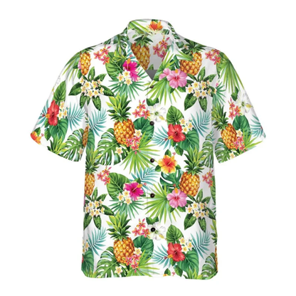Pineapple Tropical Hawaiian Shirt Men Women, Pineapple Hawaiian Shirts HE0708