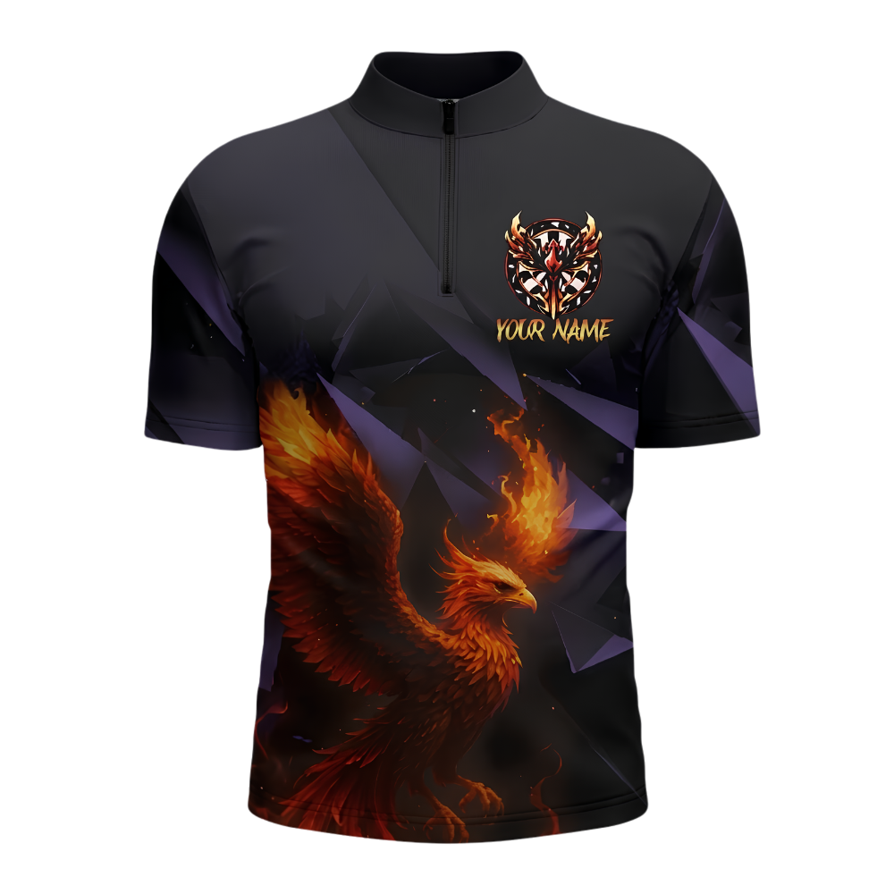 Custom Phoenix Fire Darts Jersey For Men, Custom Team Phoenix Dart Shirt DZ0155
