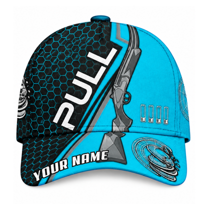 Personalized Clay Shooting 3D Printed Baseball Cap, Custom Shooting Lover Hat CP0745
