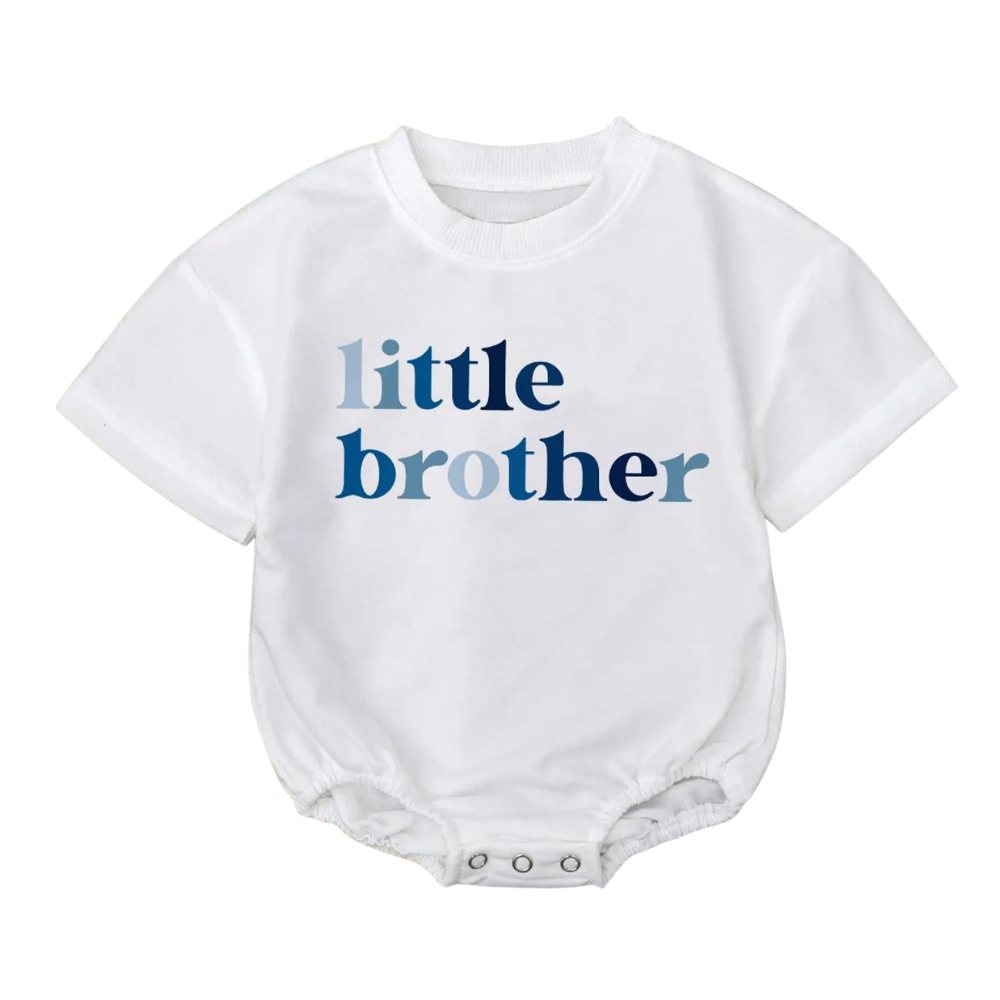 Little Brother Baby T Shirt Romper, Brother Baby Romper BB0163
