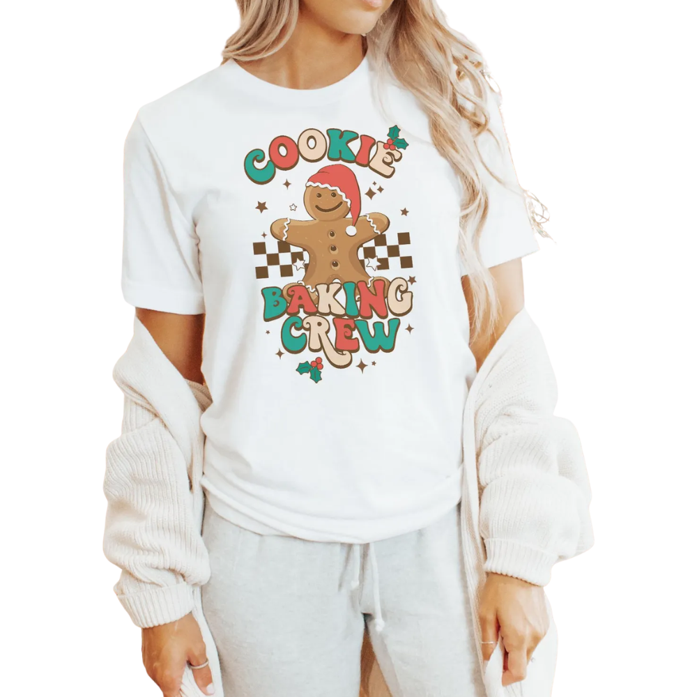 Cookie Baking Crew Matching Gingerbread Family T Shirt, Christmas Family Shirts ET1315