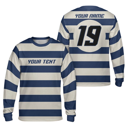 Custom Striped Dirt Bike Long Sleeve Jersey For Men, Custom Dirt Bike Shirts MZ0091