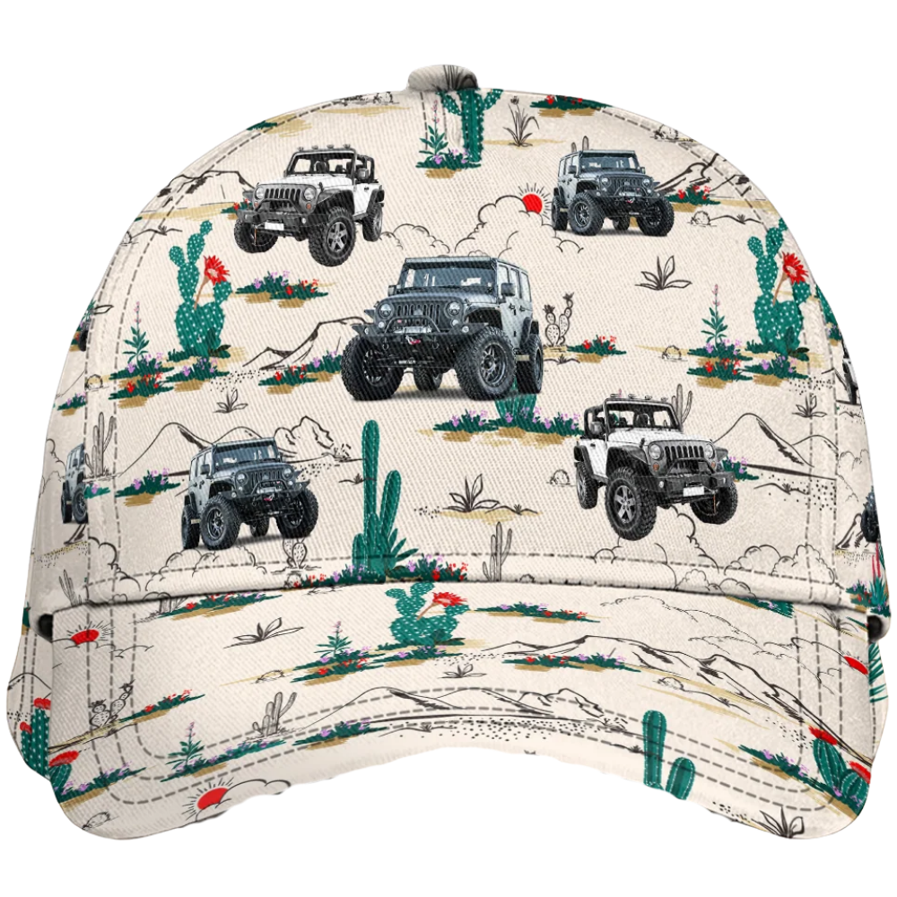 Custom Car Photo Western Baseball Cap 3D Printed, Personalized Photo Car Cap Hat CP0599