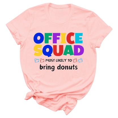 Office Squad Most Likely To Custom Funny Officer Matching T Shirts, Custom Funny Office Shirts For Company ET1054