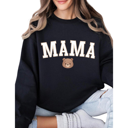 Bear Papa Mama Baby Family Matching Sweatshirt, Personalized Family Bear Sweatshirts ET1371