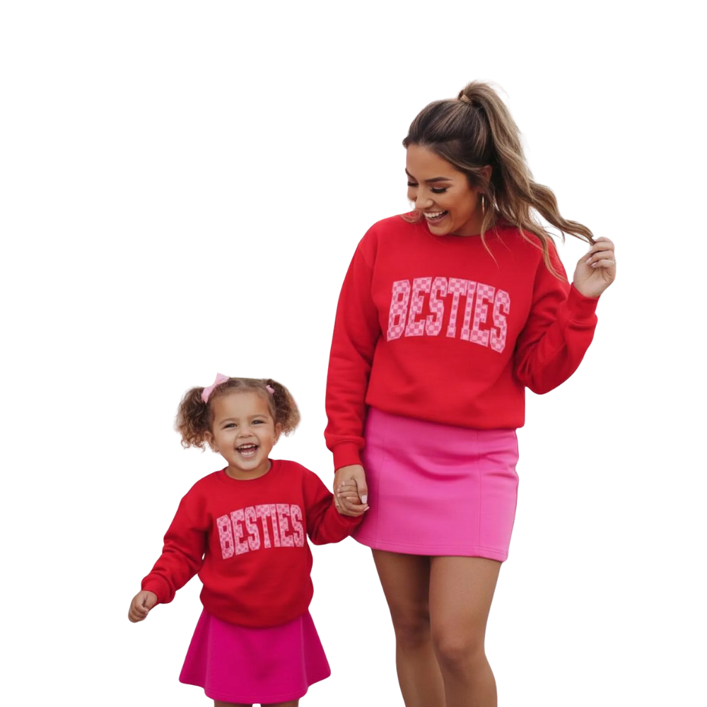 Matching Bestie Mommy And Daughter Matching Sweatshirt, Mother And Mini Sweatshirt Matching ET1276