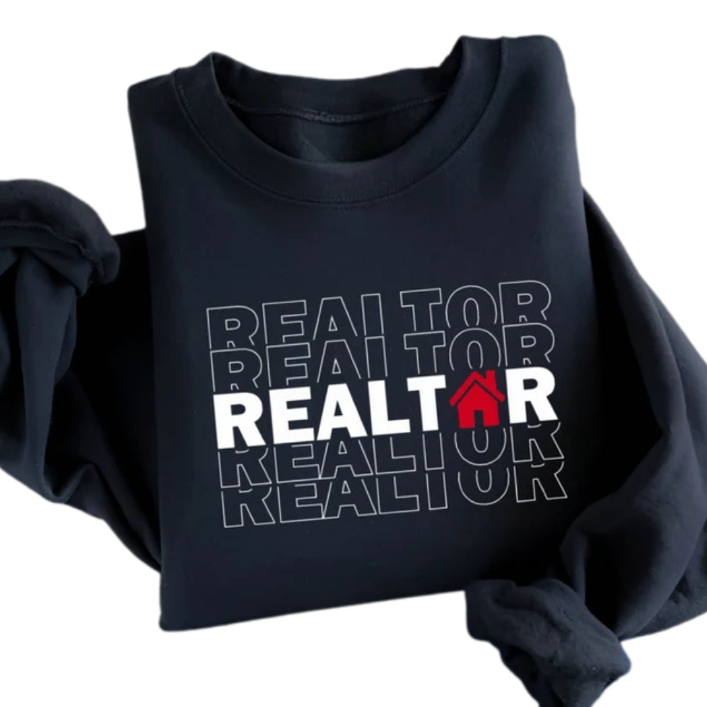 Realtor Sweatshirt For Women, Real Estate Agent Sweatshirt 2D0765
