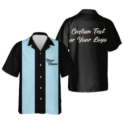 Custom Vintage Bowling Hawaiian Shirt With Logo For Men Women, Custom Bowling Shirts BE0161