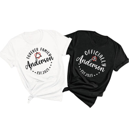 Forever Family Offical Personalized Matching T Shirts For Family, Custom Adoption Day Family Shirts ET0610