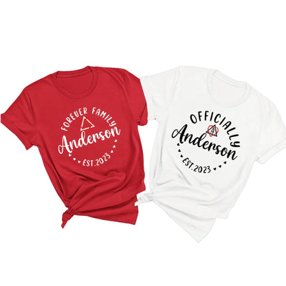 Forever Family Offical Personalized Matching T Shirts For Family, Custom Adoption Day Family Shirts ET0610