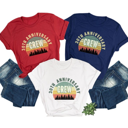 Golden Anniversary Crew Matching Family T Shirt, Matching 50th Wedding Anniversary Family Shirts ET0763
