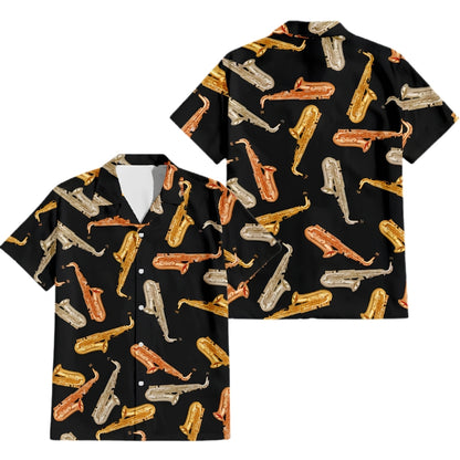 Saxophones Hawaiian Shirt For Men And Women, Saxophonist Hawaiian Shirts HE0325