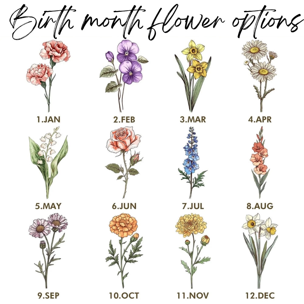 To My Daughter In Law Custom Birth Month Flower Vase, Custom Wedding Flower Vase For Daughter In Law WD0085