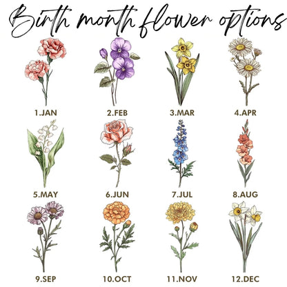 To My Daughter In Law Custom Birth Month Flower Vase, Custom Wedding Flower Vase For Daughter In Law WD0085