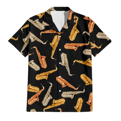Saxophones Hawaiian Shirt For Men And Women, Saxophonist Hawaiian Shirts HE0325