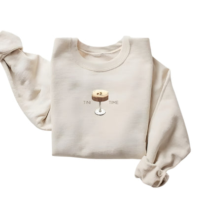 Tini Time Espresso Martini Sweatshirt, Espresso Martini Social Club Sweatshirt 2D0328