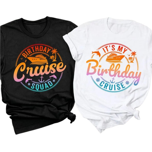 It's My Birthday Cruise Matching Family T Shirts, Cruise Birthday Matching Shirts For Family ET0340